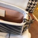 583571 Gucci GG Marmont 系列迷你手提包 斜纹绗缝皮革女包 蓝色