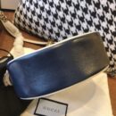 550154 Gucci GG Marmont系列圆形迷你肩背包 古驰圆饼包 蓝色
