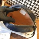 550154 Gucci GG Marmont系列圆形迷你肩背包 古驰圆饼包 蓝色