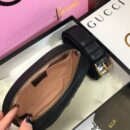476434 Gucci GG Marmont系列绗缝皮革腰包 古驰腰包 黑色