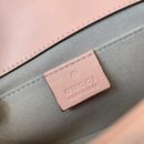 443497 Gucci GG Marmont系列小号绗缝肩背包 Gucci酒神包 粉色