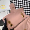 443497 Gucci GG Marmont系列小号绗缝肩背包 Gucci酒神包 粉色