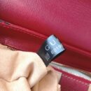 602204 Gucci 1955马衔扣肩背包 Gucci马鞍包 红色复古格织纹皮革