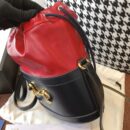 602118 Gucci 马衔扣1955系列水桶包 古驰水桶包 蓝配红