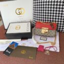 409487 Gucci Padlock系列小号GG肩背包 古驰单肩包 红色