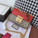 409487 Gucci Padlock系列小号GG肩背包 古驰单肩包 红色