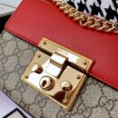 409487 Gucci Padlock系列小号GG肩背包 古驰单肩包 红色