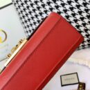 409487 Gucci Padlock系列 Signature 真皮 链条肩背包 红色