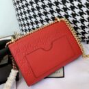 409487 Gucci Padlock系列 Signature 真皮 链条肩背包 红色