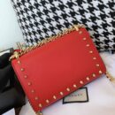 432182 Gucci Padlock系列铆钉包 古驰单肩女包 红色