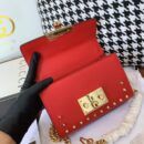 432182 Gucci Padlock系列铆钉包 古驰单肩女包 红色