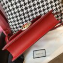 596478 Gucci 2019秋冬丝巾中号牛皮革肩背包 古驰单肩斜挎包 红色