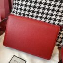 596478 Gucci 2019秋冬丝巾中号牛皮革肩背包 古驰单肩斜挎包 红色
