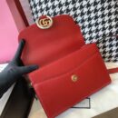 596478 Gucci 2019秋冬丝巾中号牛皮革肩背包 古驰单肩斜挎包 红色
