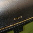 596478 Gucci 2019秋冬丝巾中号牛皮革肩背包 古驰单肩斜挎包 黑色