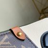 M45388 LV FOLD TOTE 小号手袋 Monogram 帆布配小牛皮女包 奶白