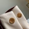 M45389 LV FOLD TOTE 小号手袋 Monogram 帆布配小牛皮女包 红色