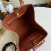 M45389 LV FOLD TOTE 小号手袋 Monogram 帆布配小牛皮女包 红色