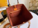 M45376 LV FOLD TOTE 中号手袋 Monogram 帆布配小牛皮女包 奶白色