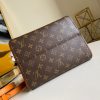 M45376 LV FOLD TOTE 中号手袋 Monogram 帆布配小牛皮女包 奶白色