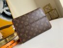 M45376 LV FOLD TOTE 中号手袋 Monogram 帆布配小牛皮女包 奶白色