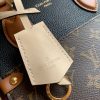 M45409 LV FOLD TOTE 中号手袋 Monogram 帆布配小牛皮女包 黑色