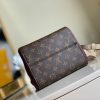 M45409 LV FOLD TOTE 中号手袋 Monogram 帆布配小牛皮女包 黑色