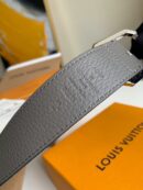 M0230T LV STAPLES 双面腰带 LV方形搭扣男士皮带 黑色