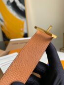 M0231T LV STAPLES 双面腰带 LV方形搭扣男士皮带 蓝色