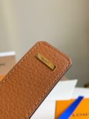 M0231T LV STAPLES 双面腰带 LV方形搭扣男士皮带 蓝色