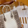 爱马仕 Birkin 25cm 喜马拉雅 一级尼罗鳄鱼皮 特级皮 原版蜜蜡线 顶级手工缝制