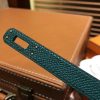 爱马仕 Birkin 25cm ( 铂金包) 掌纹牛皮 孔雀绿 原版蜜蜡线 全手工缝制
