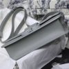 M9203 Dior 30 Montaigne 手袋 迪奥蒙田包 灰色哑光粒面牛皮革
