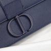 M9203 Dior 30 Montaigne 手袋 迪奥蒙田包 靛蓝色哑光粒面牛皮革