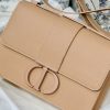 M9203 Dior 30 Montaigne 手袋 迪奥蒙田包 绯红色哑光粒面牛皮革
