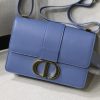 M9203 Dior 30 Montaigne 手袋 迪奥蒙田包 深丹宁蓝色光面牛皮革