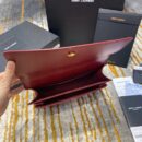 634723 YSL圣罗兰女包 NEW MEDIUM SUNSET光滑皮革肩背包 红色
