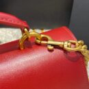 634723 YSL圣罗兰女包 NEW MEDIUM SUNSET光滑皮革肩背包 红色