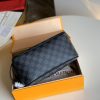 N47625 LV Damier Graphite帆布盥洗包 LV化妆包 LV手包