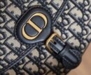 M9319 迪奥 Dior Bobby 中号手袋 蓝色 Oblique 印花女包