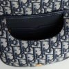 M9317 迪奥 Dior Bobby 小号手袋 蓝色 Oblique 印花女包