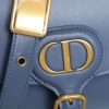 M9319 迪奥 Dior Bobby 中号手袋 光面牛皮革 丹宁蓝色