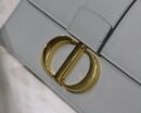 M9203 Dior 30 Montaigne 手袋 迪奥蒙田包 灰色粒面牛皮革