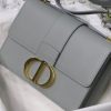 1602723381877529.jpg M9203 Dior 30 Montaigne 手袋 迪奥蒙田包 灰色粒面牛皮革