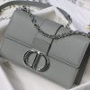 1602919772279127.jpg M9208 Dior 30 Montaigne 链条包 迪奥包包 粒面牛皮革 灰色