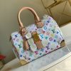 1602983156899286.jpg M92643 LV Monogram Multicolore Speedy 30手袋 LV白彩女包