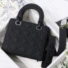 1602988420404687.jpg M0538 Dior Lady Dior My ABCDior 手袋 哑光牛皮革藤格纹 黑色