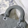 M0538 Dior Lady Dior My ABCDior 手袋 哑光牛皮革藤格纹 灰色