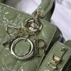 1603332654729510.jpg M0538 迪奥Lady Dior My ABCDior 手袋 漆皮藤格纹 绿色