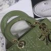1603332656895009.jpg M0538 迪奥Lady Dior My ABCDior 手袋 漆皮藤格纹 绿色